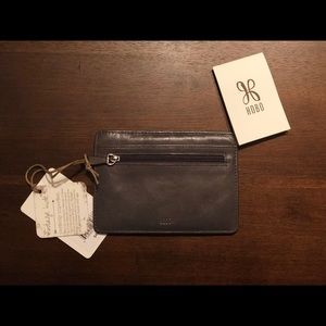 Hobo Gray Leather Wallet